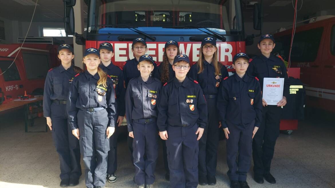 Wissenstest der Feuerwehrjugend Bezirk Krems in Gedersdorf